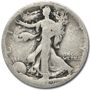 1919-S Walking Liberty Half Dollar AG 1919-S Walking Liberty Half Dollar AG